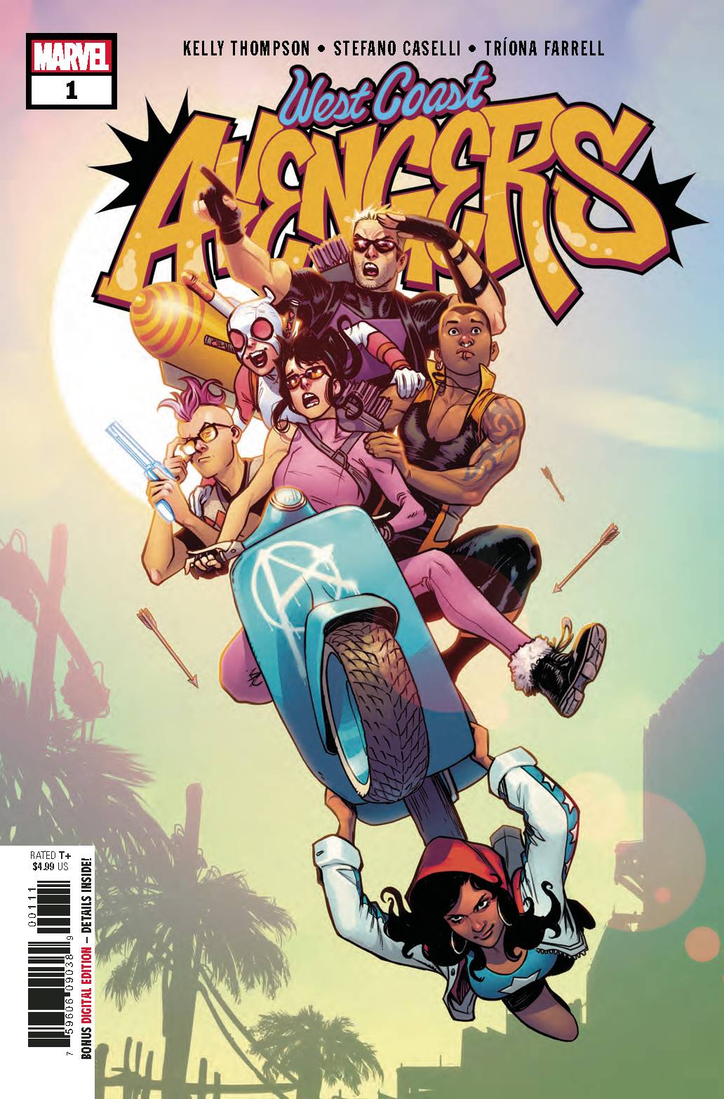 MARVEL COMICS MARVEL COMICS WEST COAST AVENGERS #1 1ST APP OF NEW WEST COAST AVENGERS