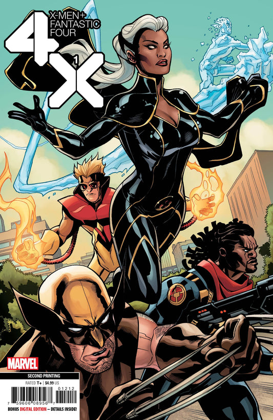 MARVEL COMICS MARVEL COMICS X-MEN FANTASTIC FOUR #1 (OF 4) 2ND PTG DODSON VAR