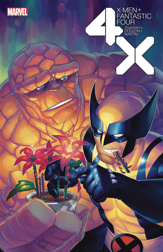 MARVEL COMICS MARVEL COMICS X-MEN FANTASTIC FOUR #3 (OF 4) HETRICK FLOWER VAR
