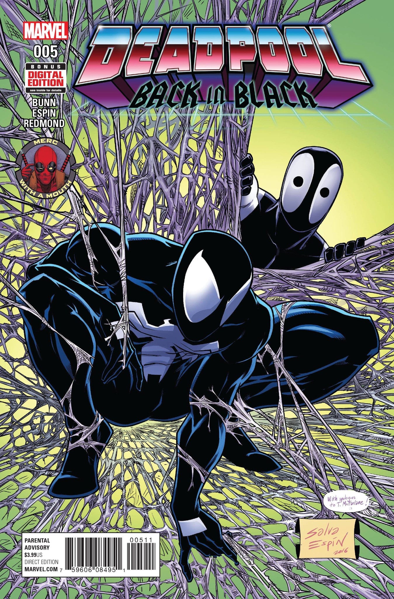 MARVEL COMICS Marvel DEADPOOL BACK IN BLACK #5 (OF 5)