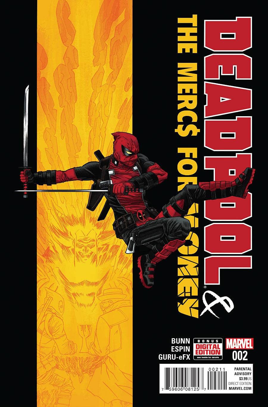 MARVEL COMICS Marvel DEADPOOL MERCS FOR MONEY #2 (OF 5)