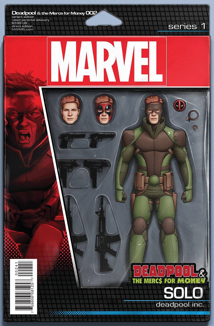 MARVEL COMICS Marvel DEADPOOL MERCS FOR MONEY #2 (OF 5) ACTION FIGURE VAR