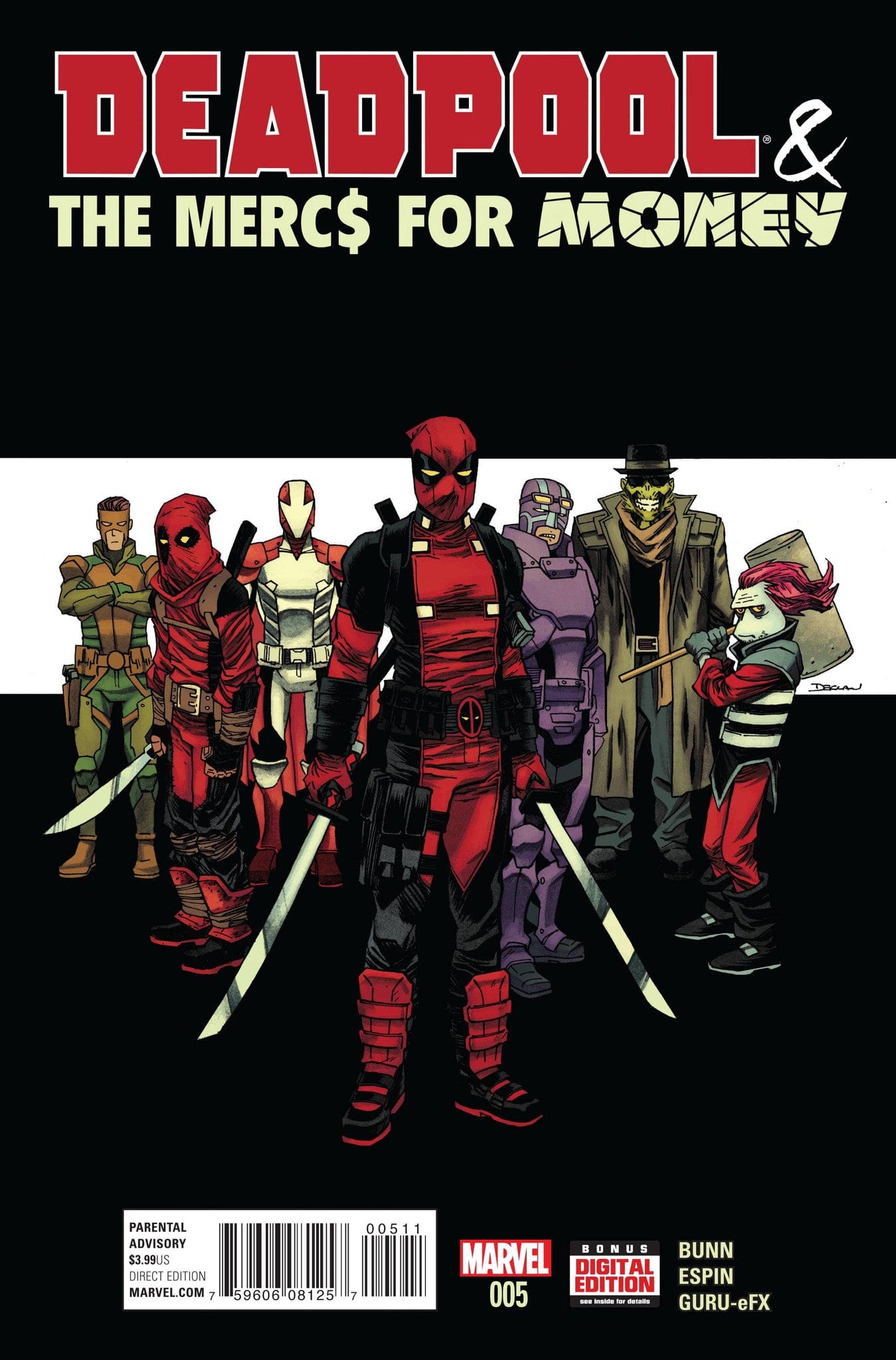 MARVEL COMICS Marvel DEADPOOL MERCS FOR MONEY #5 (OF 5)