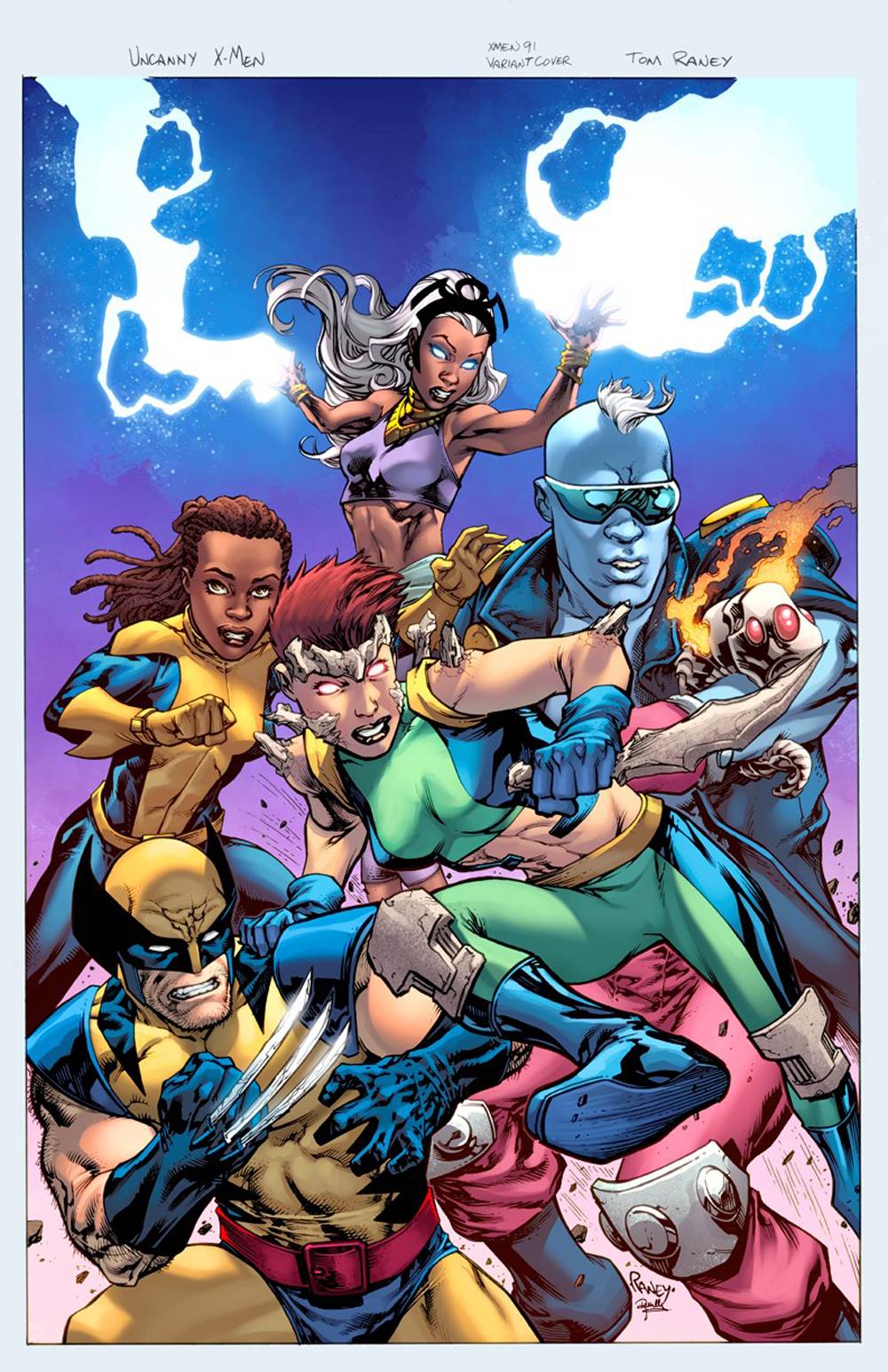 MARVEL COMICS marvel FANTASTIC FOUR #4 RANEY UNCANNY X-MEN VAR