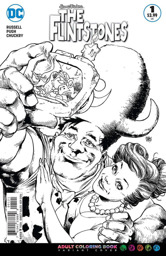 MARVEL COMICS Marvel FLINTSTONES #1 COLORING BOOK VAR ED