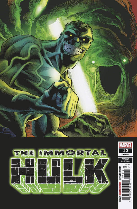 MARVEL COMICS marvel IMMORTAL HULK #12 2ND PTG BENNETT VAR