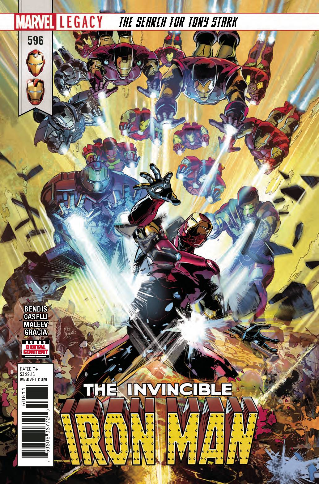 MARVEL COMICS Marvel INVINCIBLE IRON MAN #596 LEG