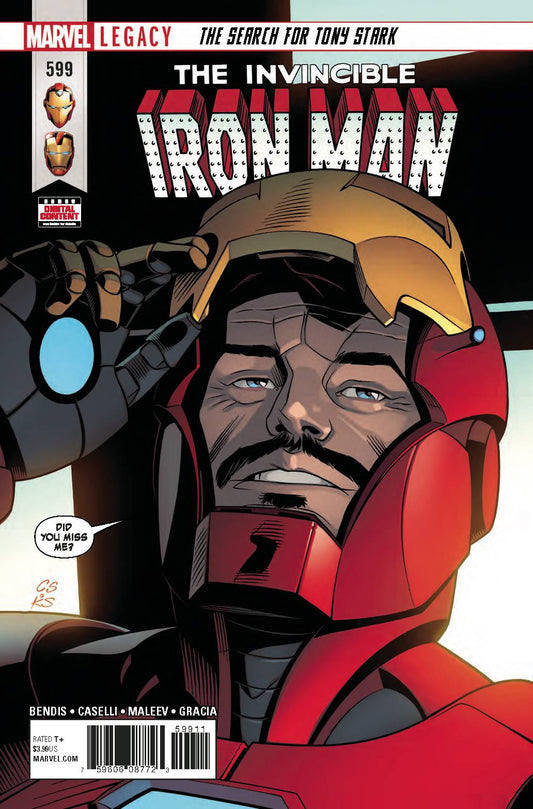 MARVEL COMICS Marvel INVINCIBLE IRON MAN #599 LEG