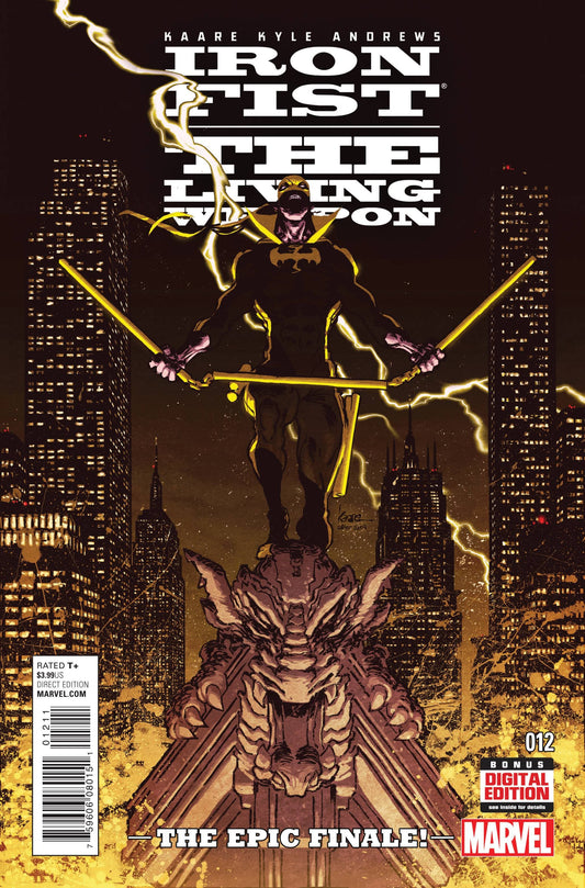 MARVEL COMICS Marvel IRON FIST LIVING WEAPON #12