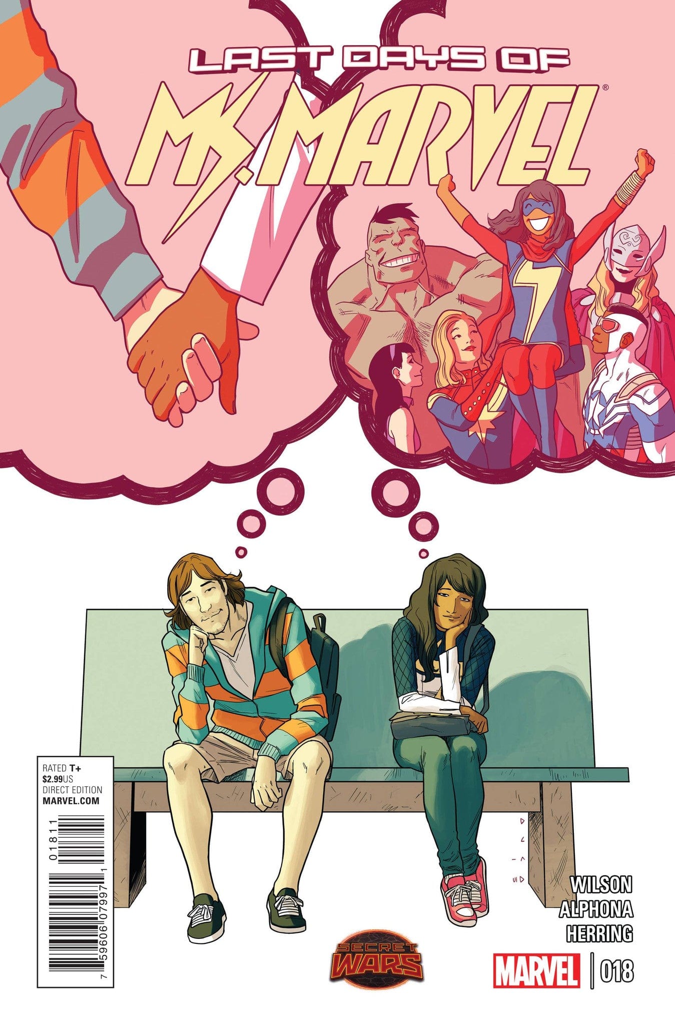 MARVEL COMICS Marvel MS MARVEL #18 SWA