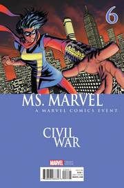 MARVEL COMICS Marvel MS MARVEL #6 MCKONE CIVIL WAR VAR