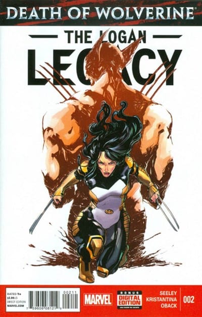 MARVEL COMICS Marvel NM DEATH OF WOLVERINE LOGAN LEGACY #2 (OF 7)
