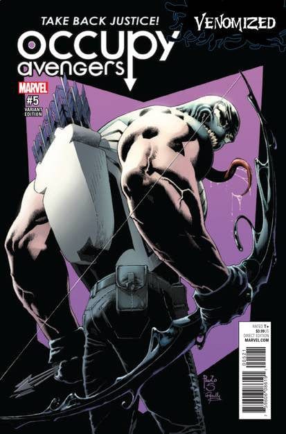 MARVEL COMICS Marvel OCCUPY AVENGERS #5 SICHERA VENOMIZED VAR