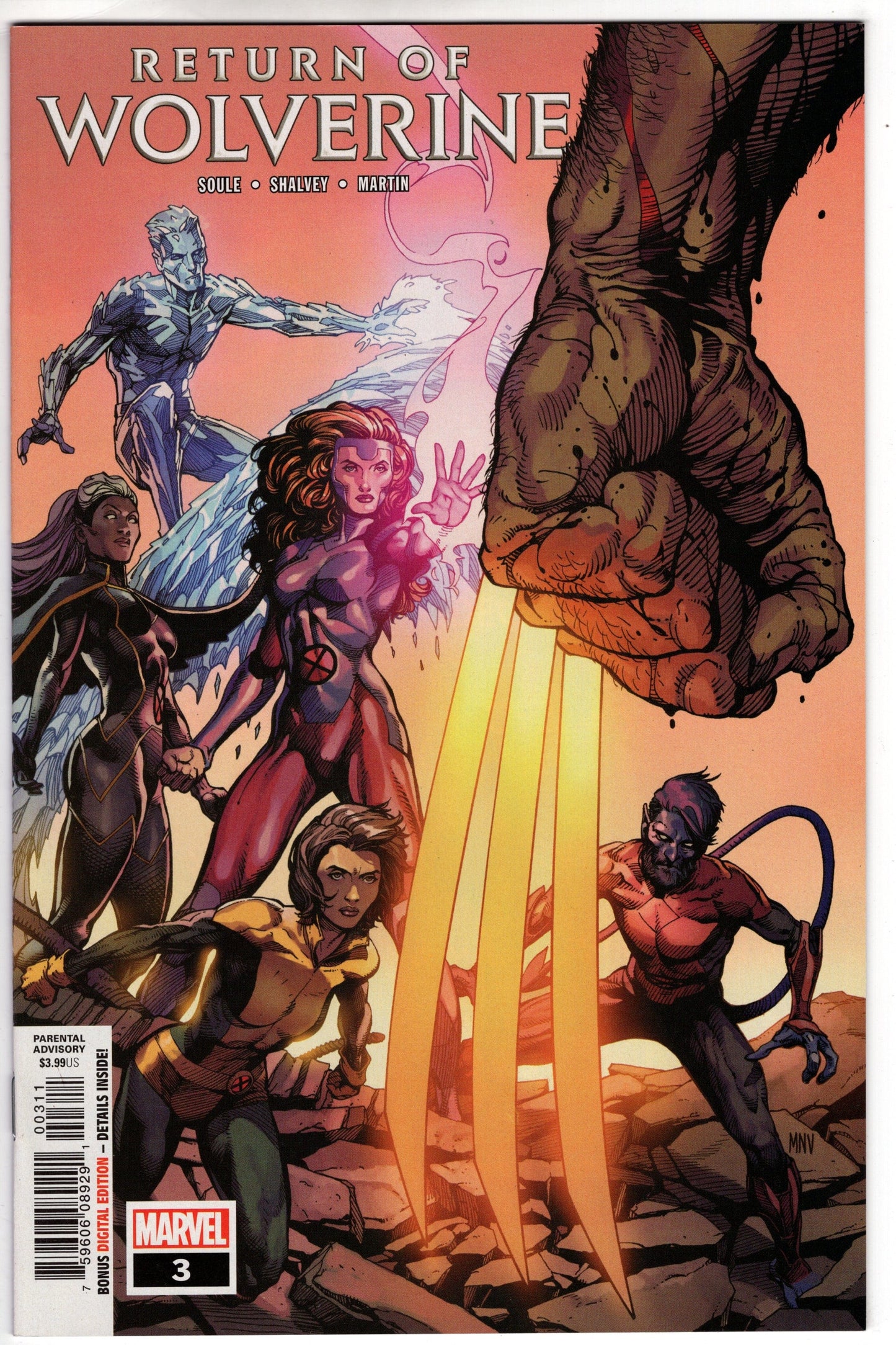 MARVEL COMICS marvel RETURN OF WOLVERINE #3 (OF 5)