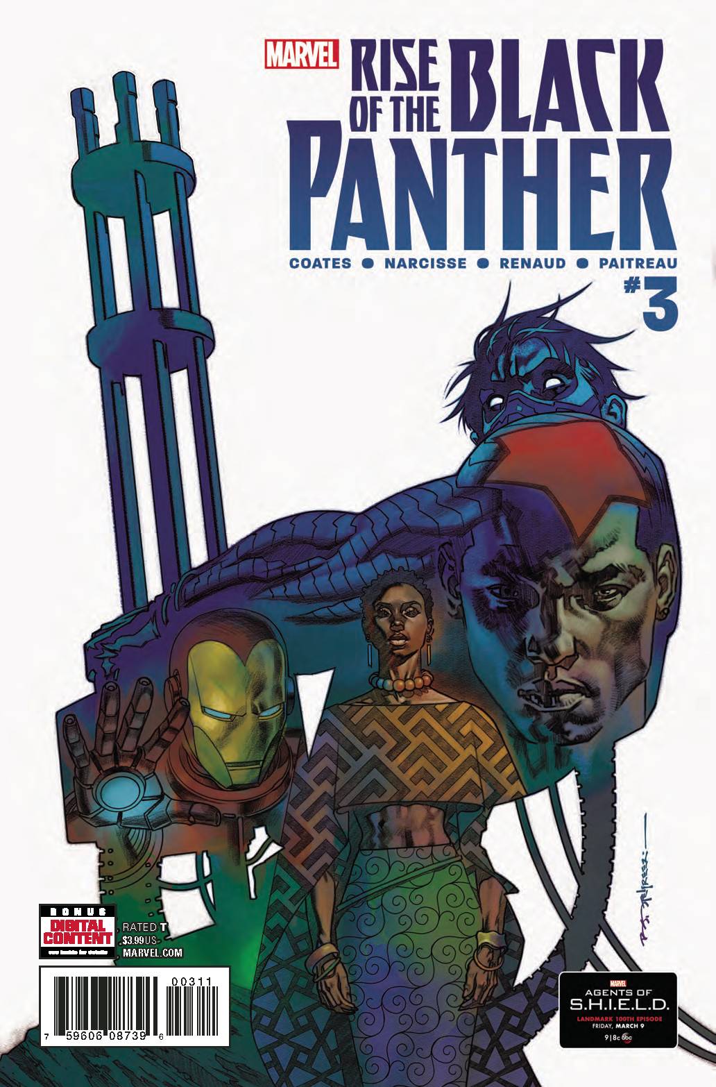 MARVEL COMICS Marvel RISE OF BLACK PANTHER #3 (OF 6) LEG