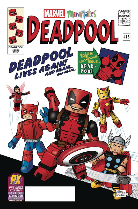 MARVEL COMICS Marvel SDCC 2016 DEADPOOL #15 MINIMATES VAR