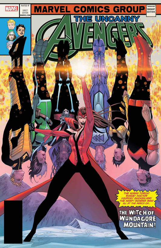 MARVEL COMICS marvel UNCANNY AVENGERS #28 MALIN LH VAR LEG