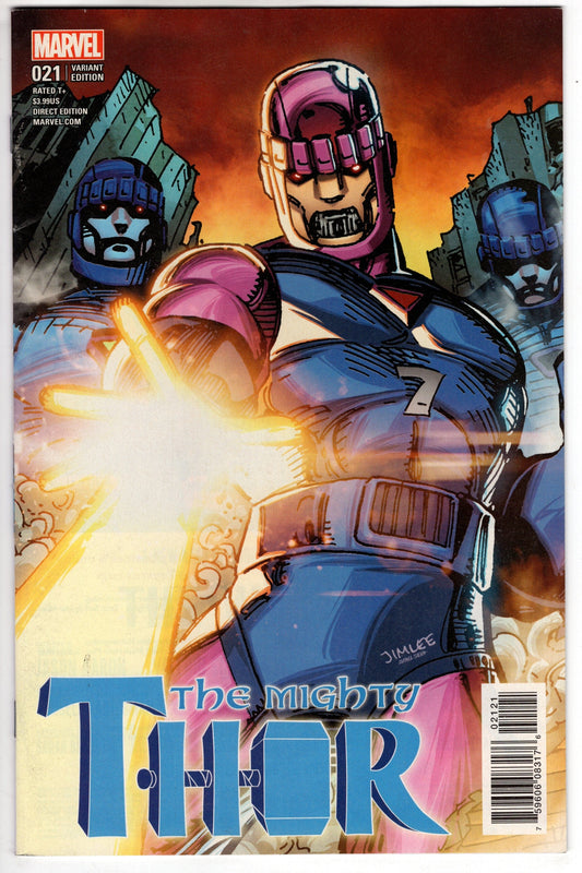 MARVEL COMICS MIGHTY THOR #21 X-MEN CARD VAR