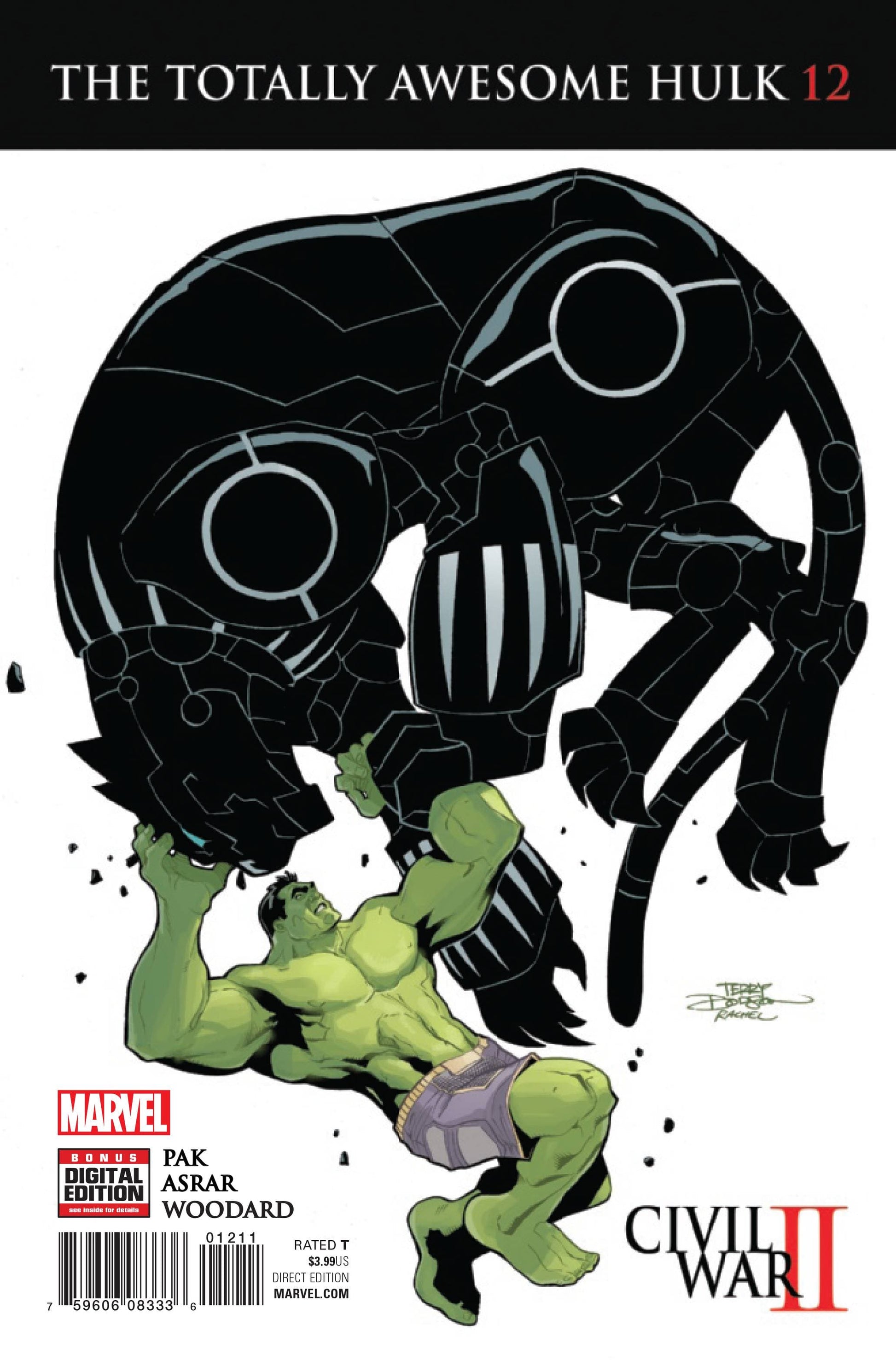 MARVEL COMICS TOTALLY AWESOME HULK #12 CW2