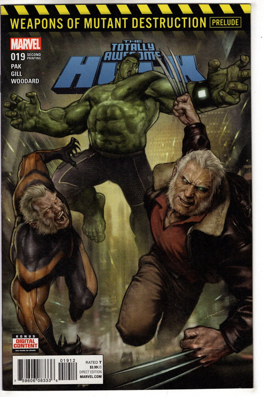 MARVEL COMICS TOTALLY AWESOME HULK #19 2ND PRINT