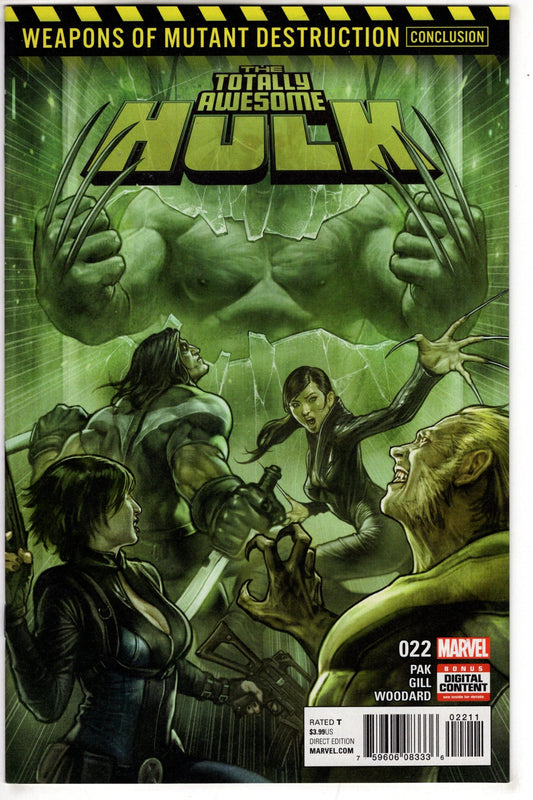 MARVEL COMICS TOTALLY AWESOME HULK #22