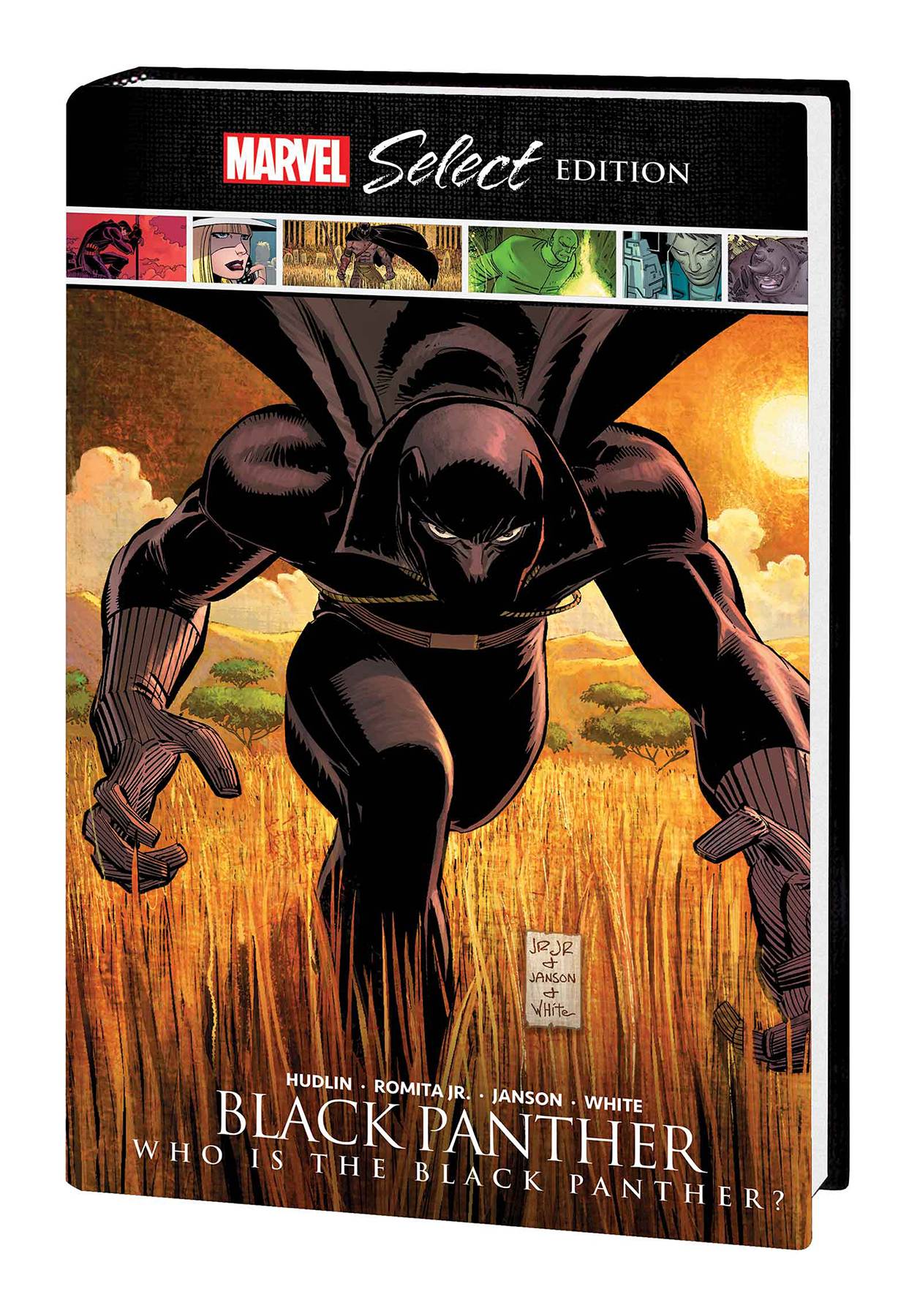 MARVEL COMICS TRADE BLACK PANTHER WHO IS BLACK PANTHER MARVEL SELECT HC