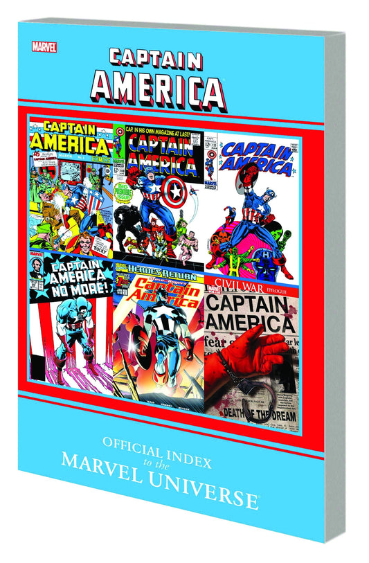 MARVEL COMICS trade CAPTAIN AMERICA OFF INDEX TO MARVEL UNIVERSE GN TP