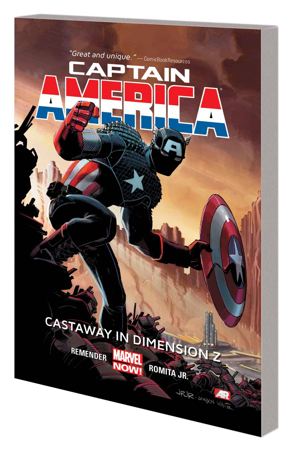 MARVEL COMICS trade CAPTAIN AMERICA TP VOL 01 CASTAWAY DIMENSION Z BOOK 1