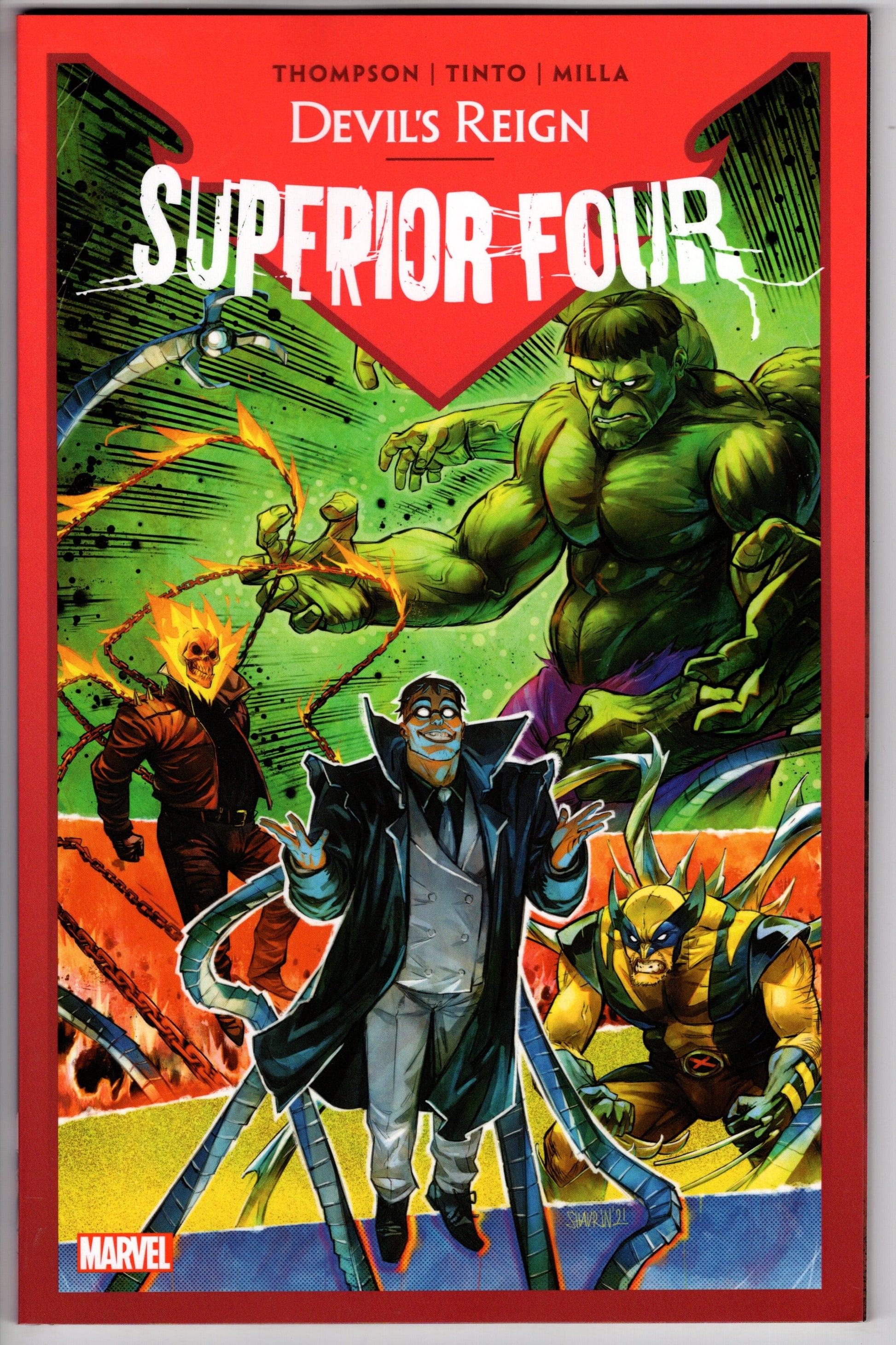 MARVEL COMICS TRADE DEVILS REIGN TP SUPERIOR FOUR