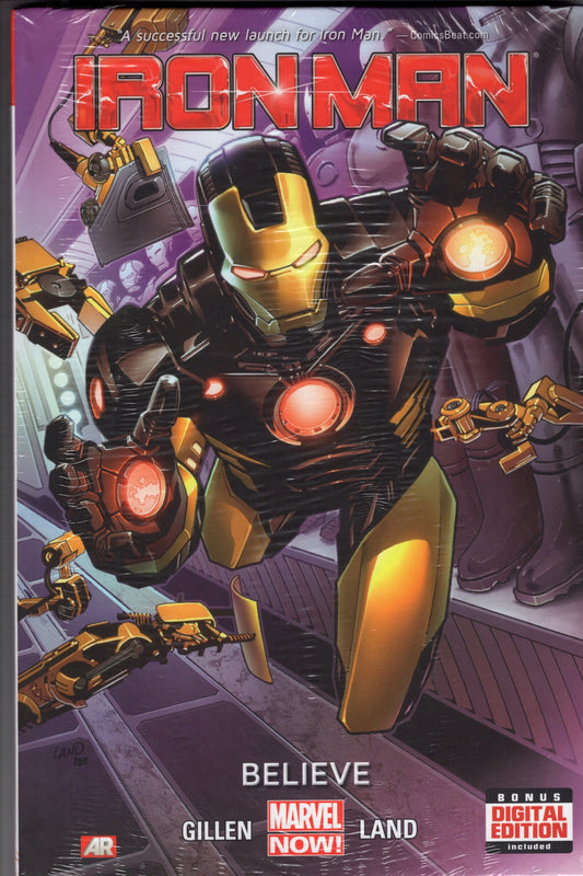 MARVEL COMICS TRADE IRON MAN PREM HC BELIEVE VOL 01