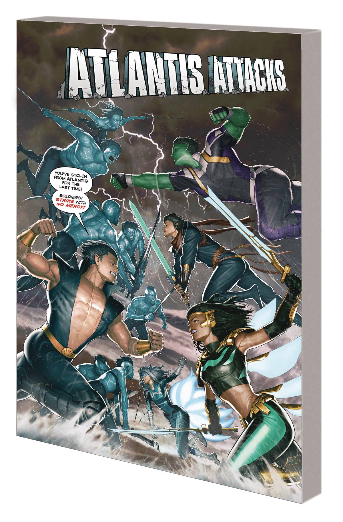 MARVEL COMICS TRADE KING IN BLACK ATLANTIS ATTACKS TP