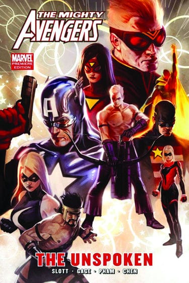 MARVEL COMICS trade MIGHTY AVENGERS PREM HC UNSPOKEN