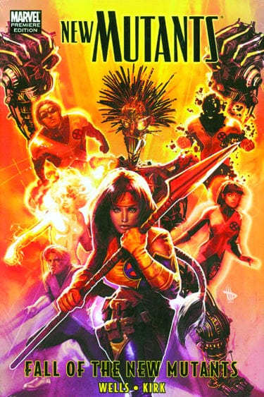 MARVEL COMICS trade NEW MUTANTS PREM HC FALL OF NEW MUTANTS