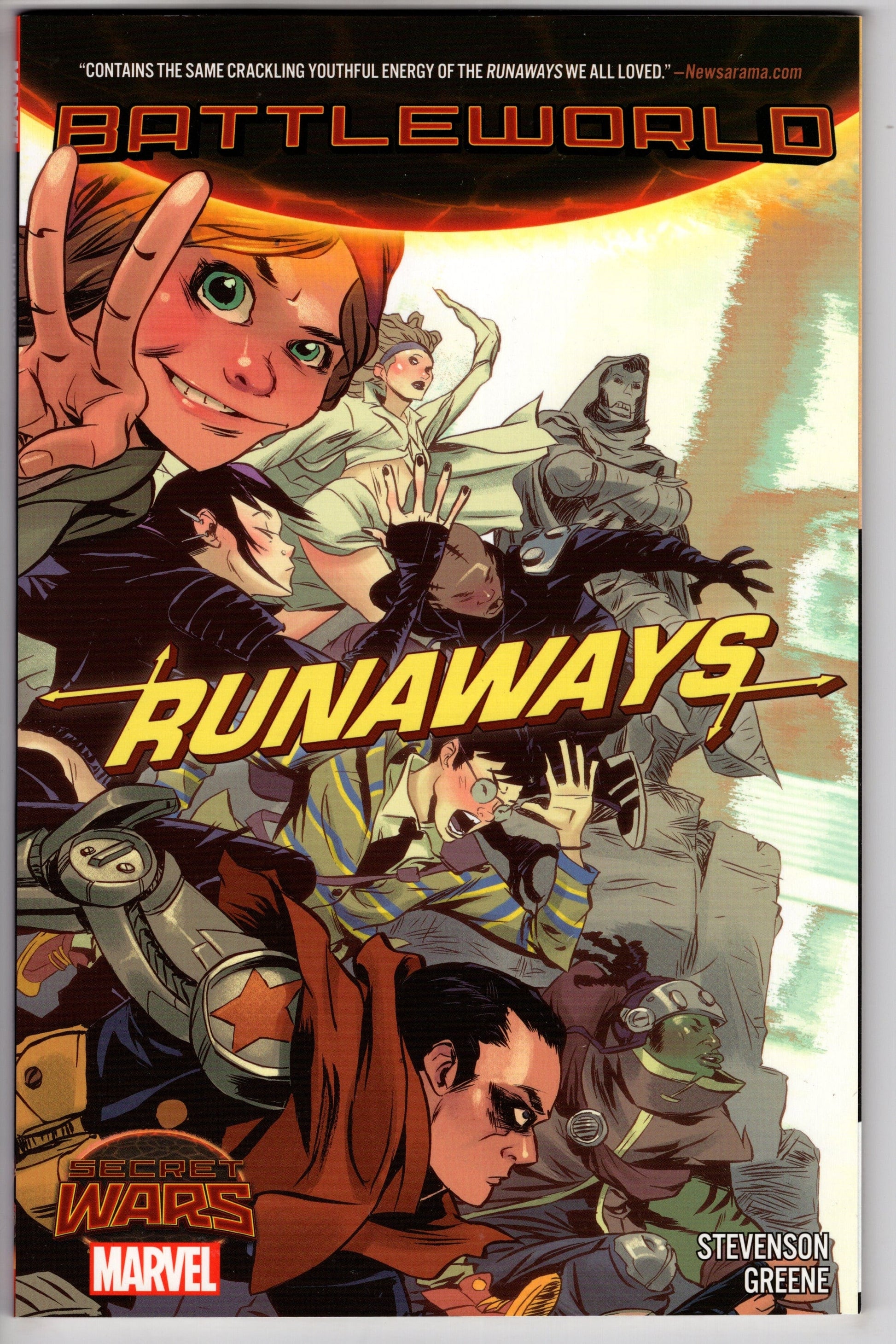 MARVEL COMICS TRADE RUNAWAYS BATTLEWORLD TP