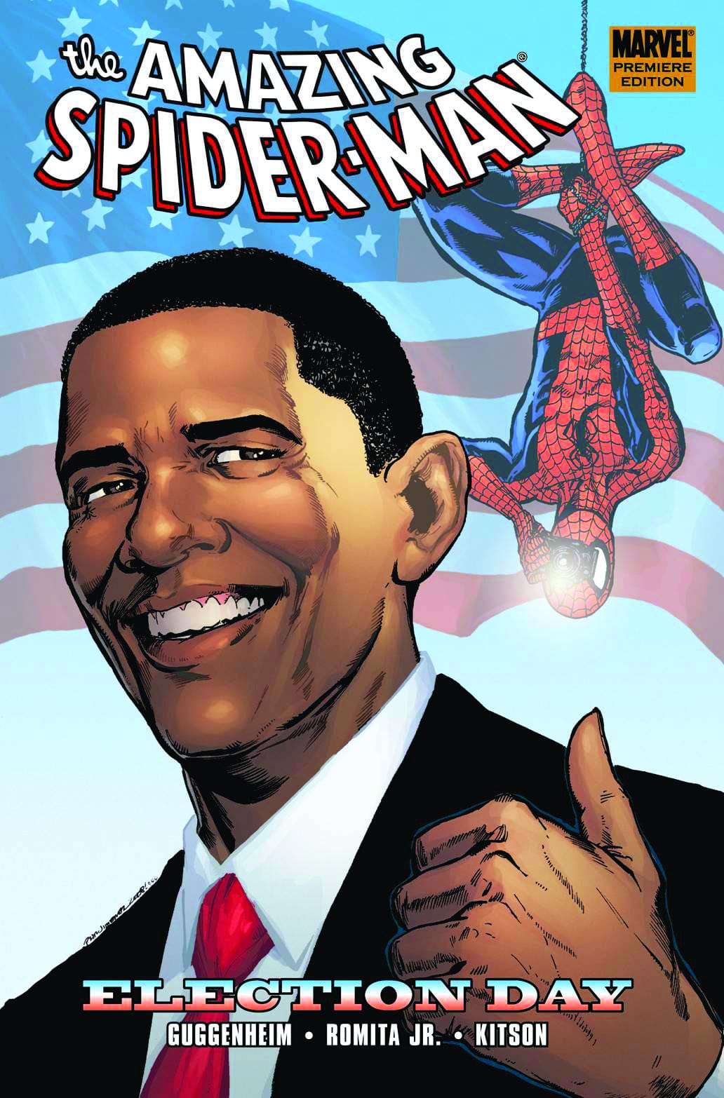MARVEL COMICS trade SPIDER-MAN ELECTION DAY PREM HC