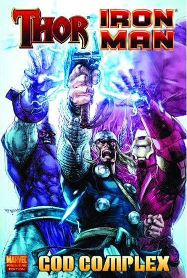 MARVEL COMICS trade THOR IRON MAN PREM HC GOD COMPLEX