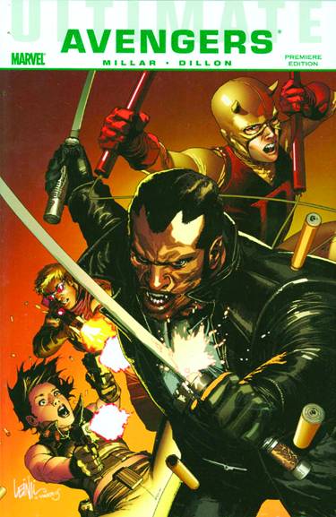 MARVEL COMICS TRADE ULTIMATE COMICS AVENGERS PREM HC BLADE VS AVENGERS