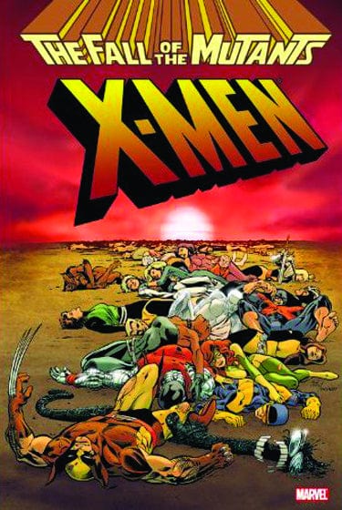MARVEL COMICS TRADE X-MEN FALL OF MUTANTS HC