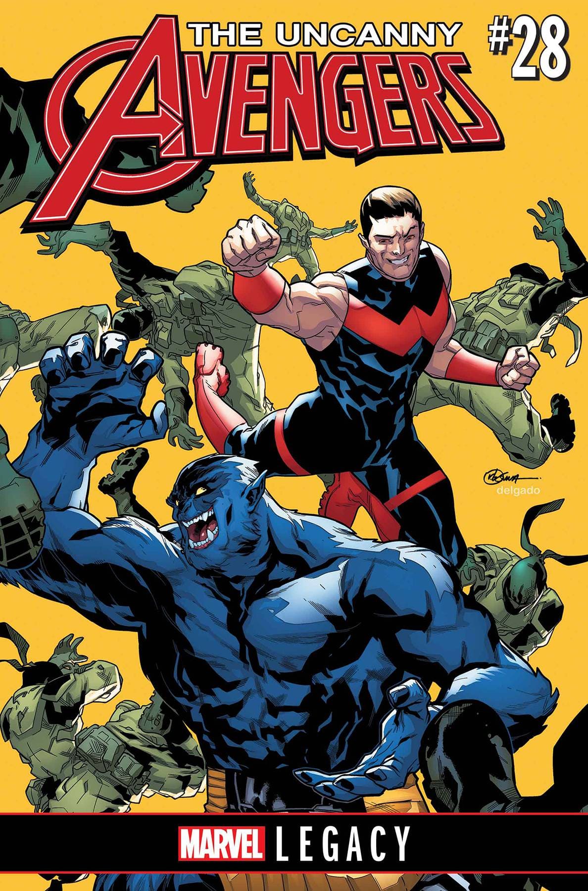 MARVEL COMICS UNCANNY AVENGERS #28 LEG