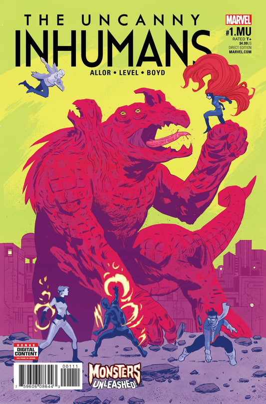 MARVEL COMICS UNCANNY INHUMANS #1.MU