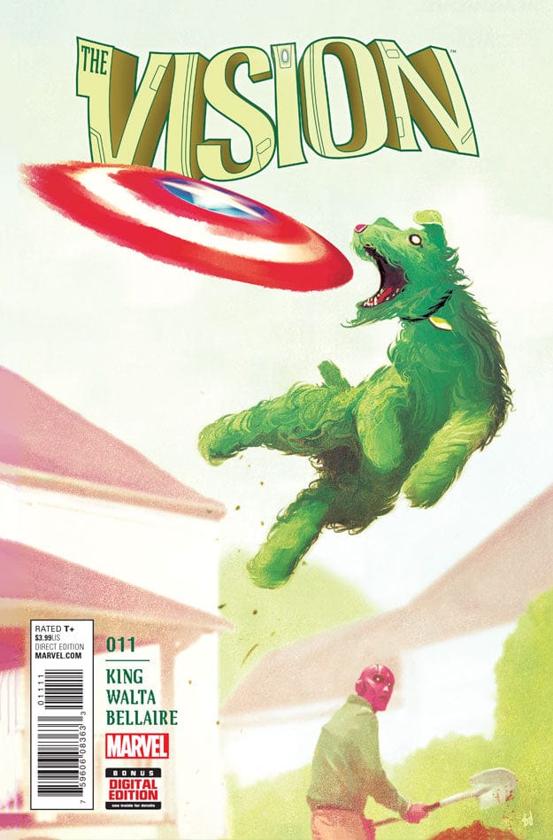MARVEL COMICS VARIANT NM VISION #11 (Stock Image)