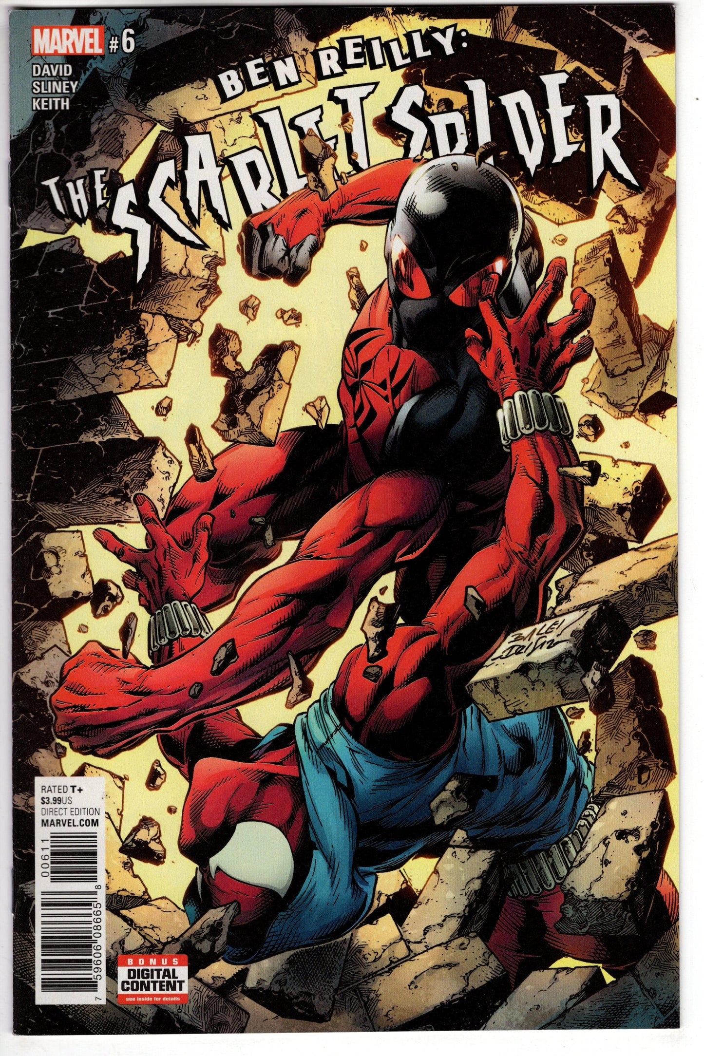 MARVEL COMICS VF+ BEN REILLY SCARLET SPIDER #6