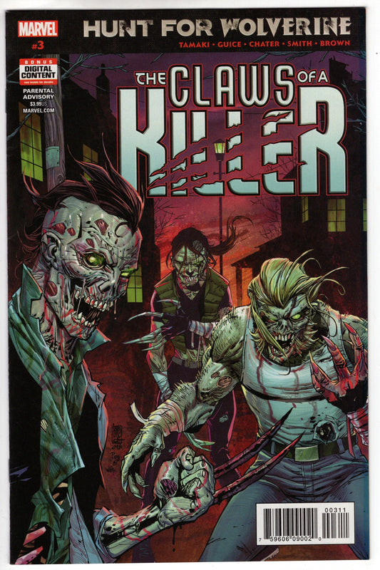 MARVEL COMICS VF+ HUNT FOR WOLVERINE CLAWS OF KILLER #3 (OF 4)