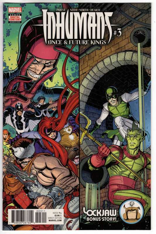 MARVEL COMICS VF+ INHUMANS ONCE FUTURE KINGS #3 (OF 5)