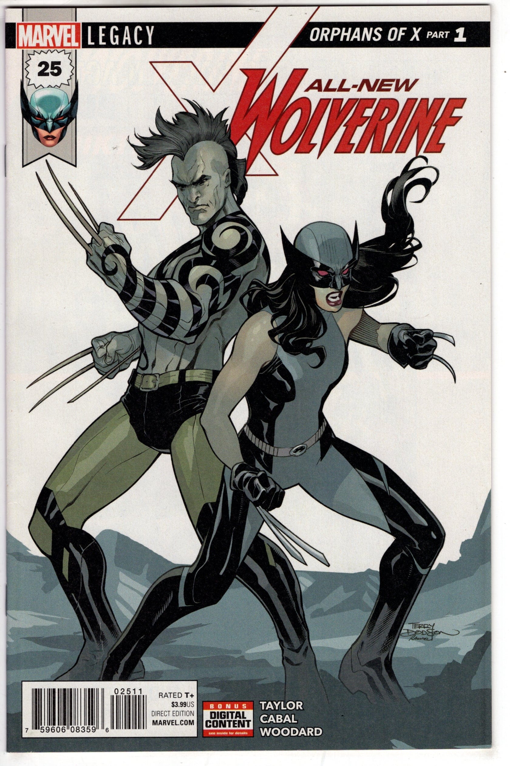 MARVEL COMICS VF/NM ALL NEW WOLVERINE #25 LEG