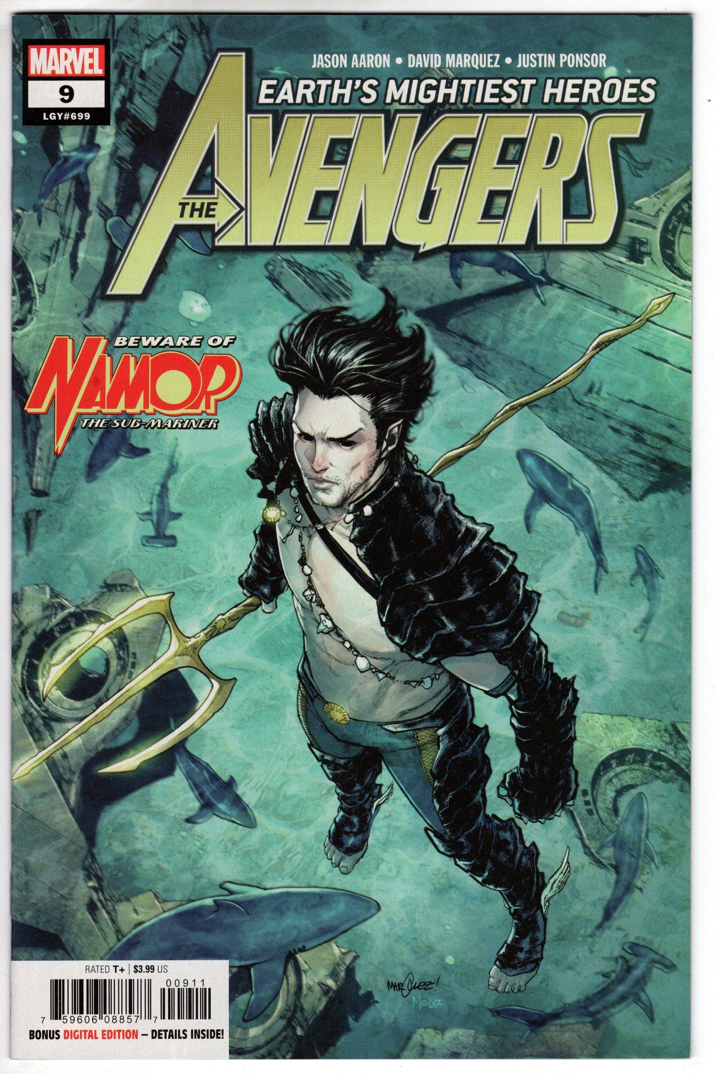 MARVEL COMICS VF/NM AVENGERS #9