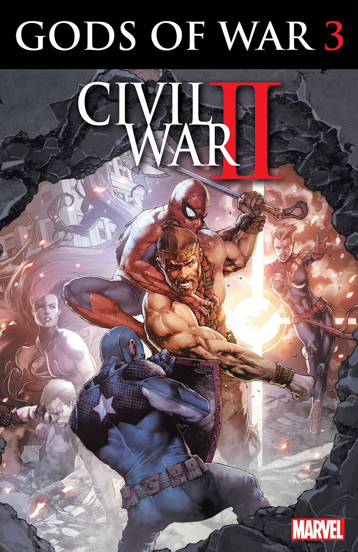 MARVEL COMICS VF/NM CIVIL WAR II GODS OF WAR #3 (OF 4)
