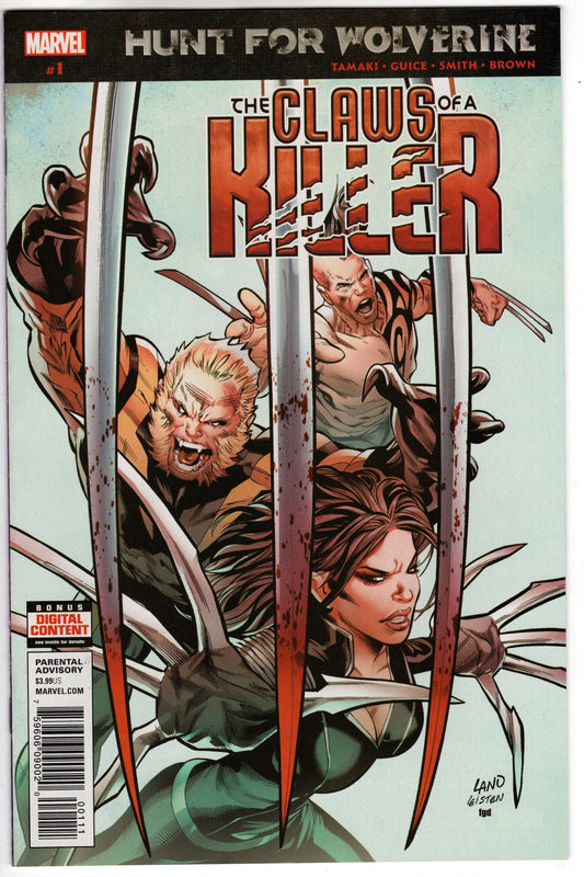 MARVEL COMICS VF/NM HUNT FOR WOLVERINE CLAWS OF KILLER #1 (OF 4)