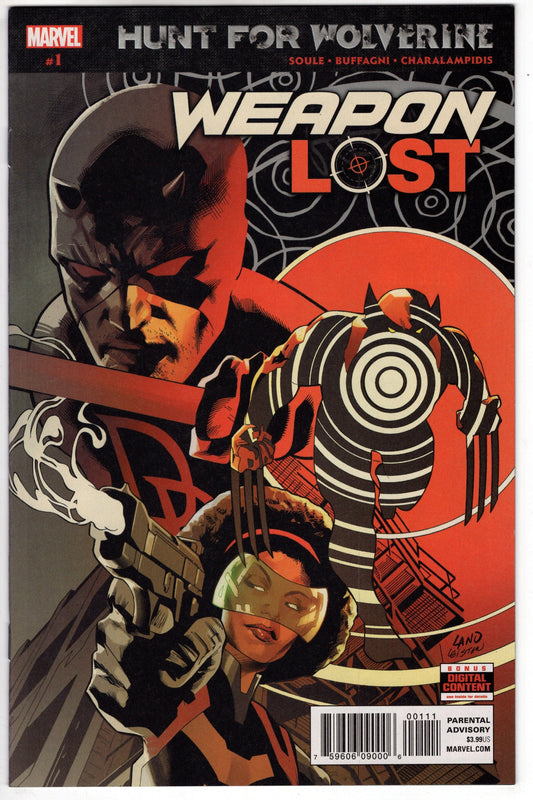 MARVEL COMICS VF/NM HUNT FOR WOLVERINE WEAPON LOST #1 (OF 4)
