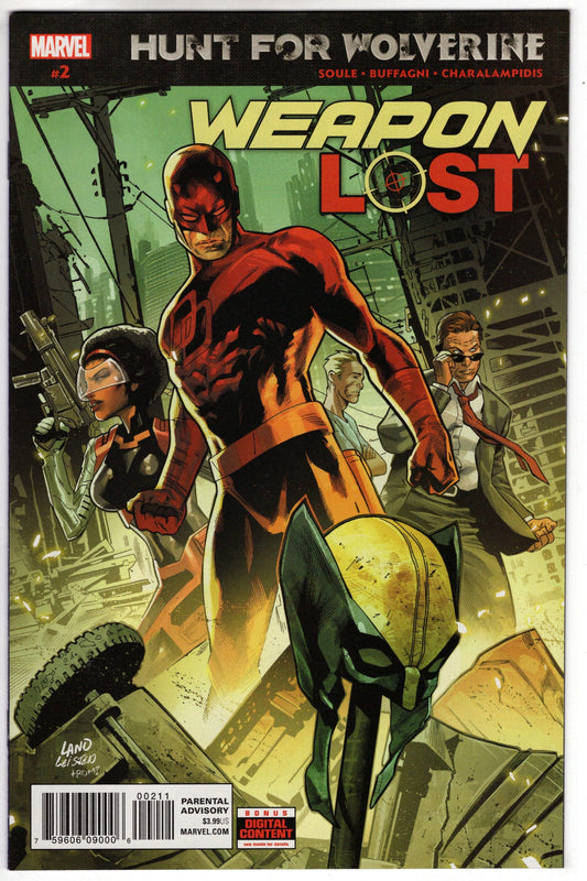 MARVEL COMICS VF/NM HUNT FOR WOLVERINE WEAPON LOST #2 (OF 4)